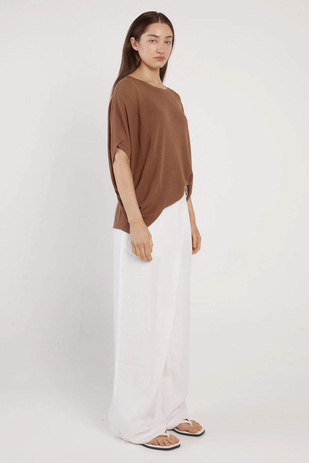 CINNAMON BROWN IRISES KNIT