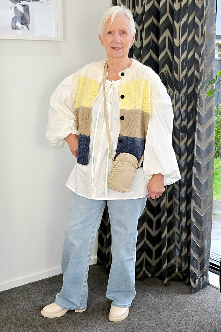 Isle of Mine Butter Stripe Vest