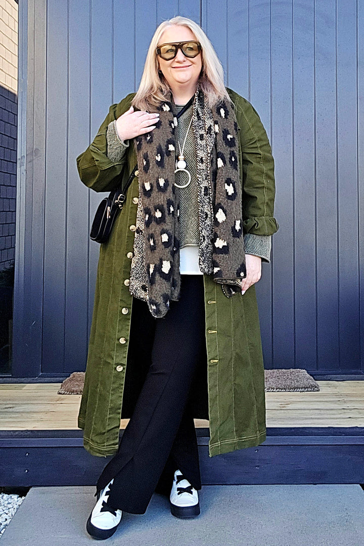Et Alia Khaki Lydia Dress