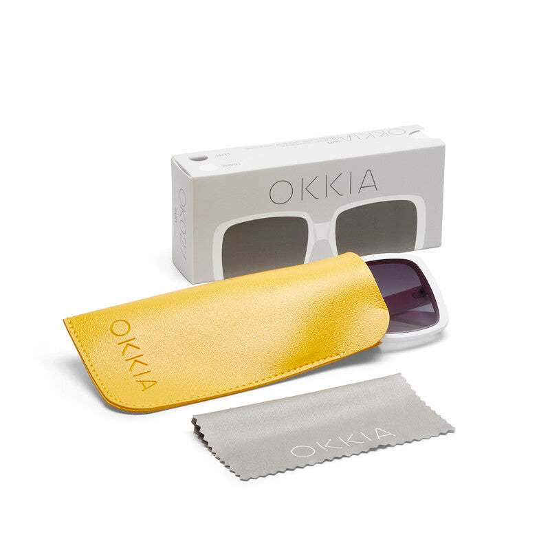 Okkia Alessia Optical White Sunglasses