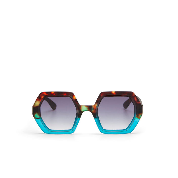 Okkia Havana Blue Emma Sunglasses