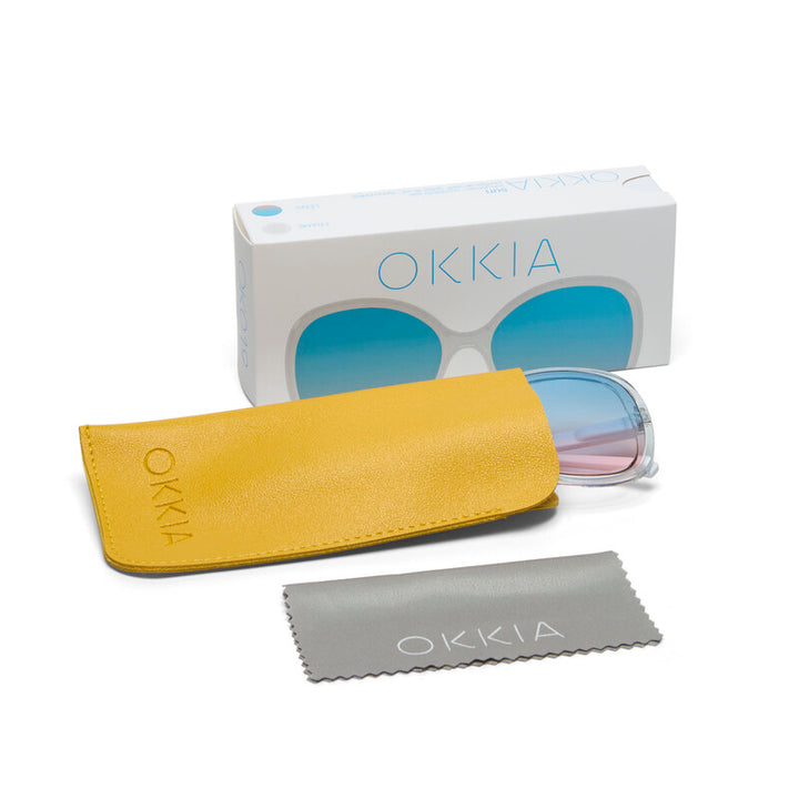 Okkia Anna Tinted Clear Sunglasses