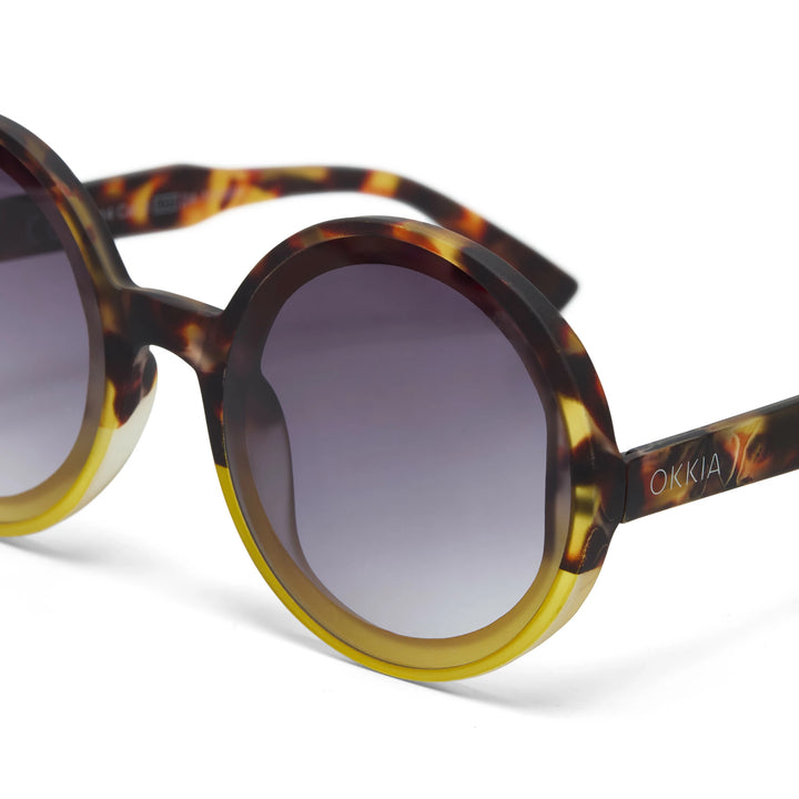 Okkia Havana Yellow Monica Sunglasses
