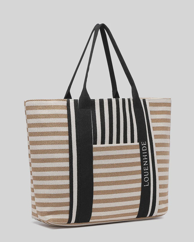 TAUPE SORRENTO BEACH BAG