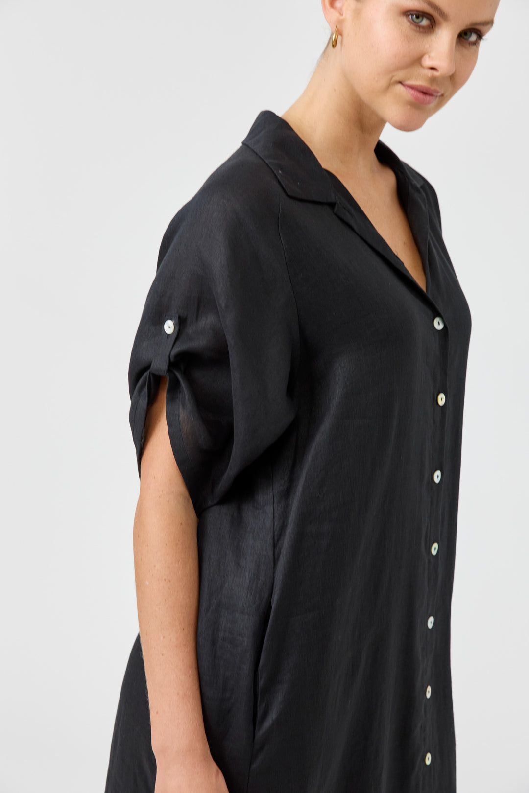 Eb & Ive Ebony Studio Shirt Dress