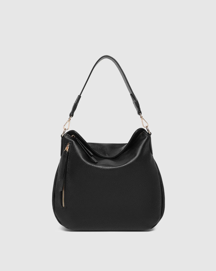 BLACK NADIA SHOULDER BAG