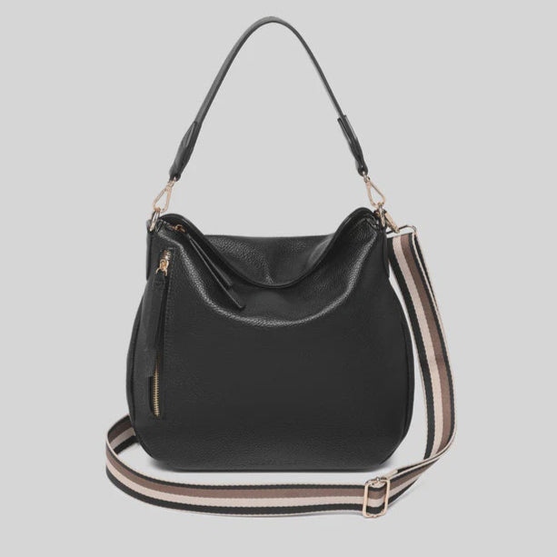 BLACK NADIA SHOULDER BAG