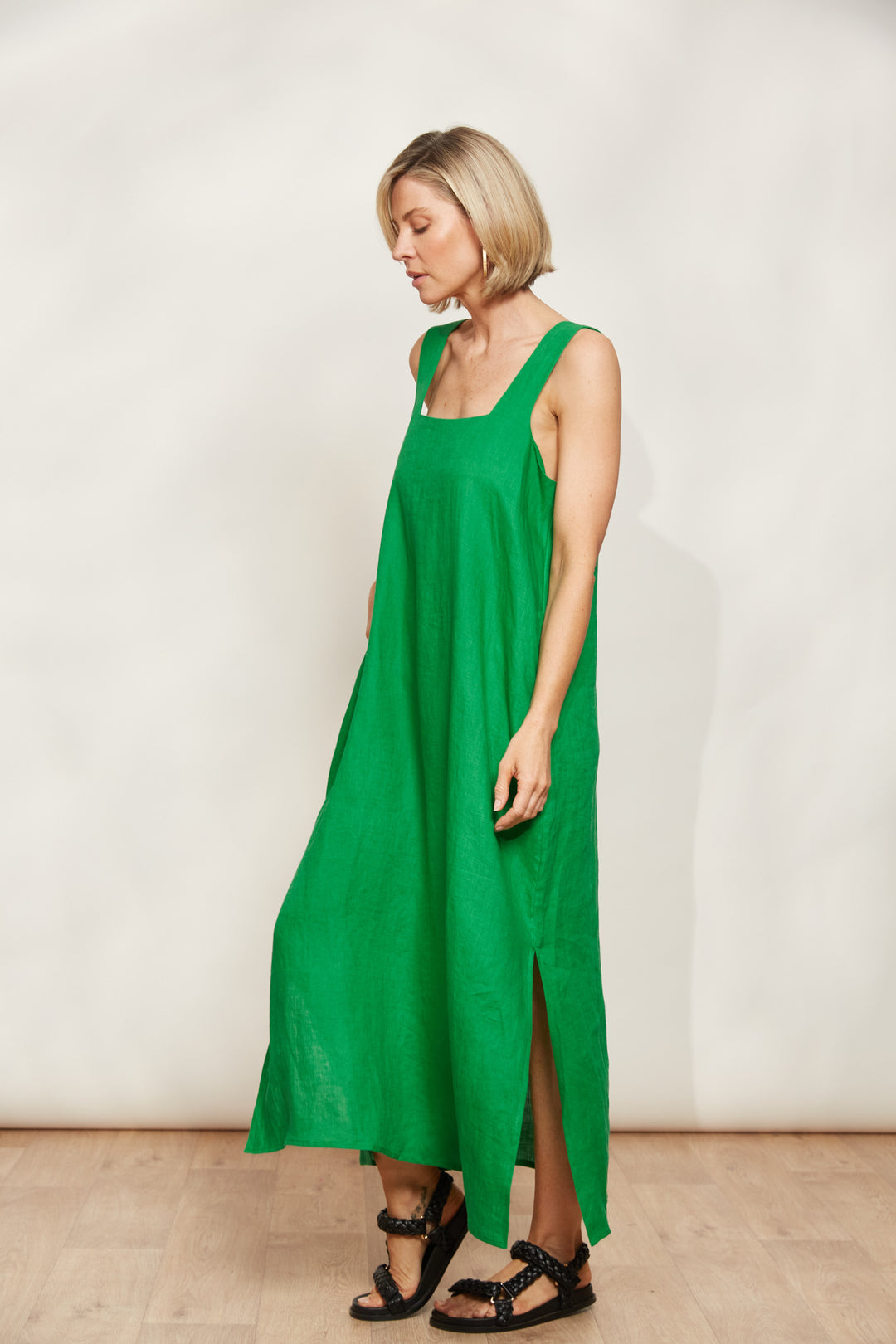 EMERALD HALCYON TANK DRESS