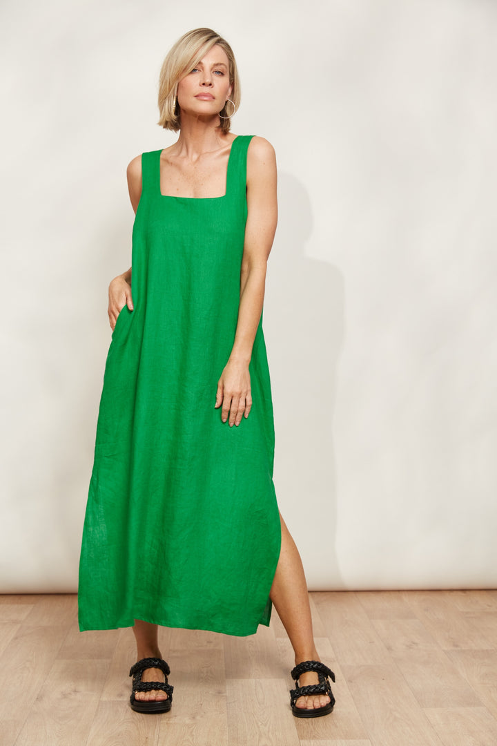 EMERALD HALCYON TANK DRESS