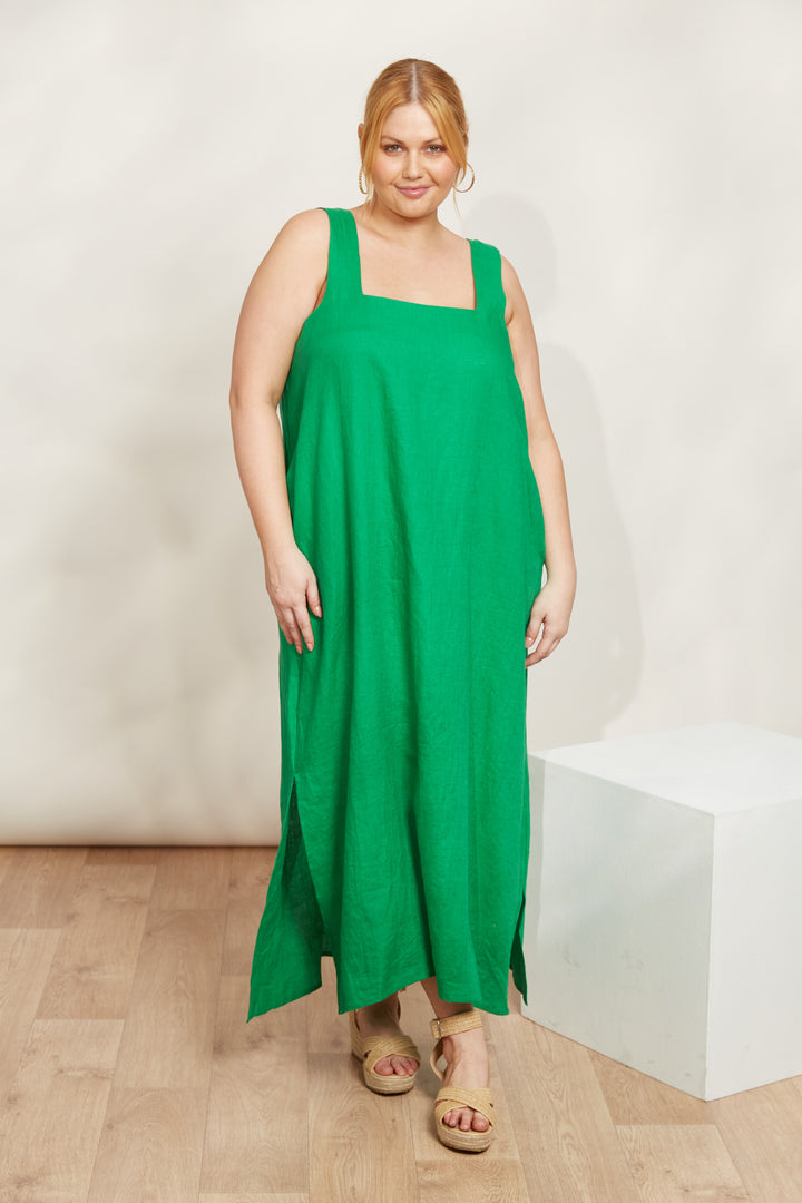 EMERALD HALCYON TANK DRESS