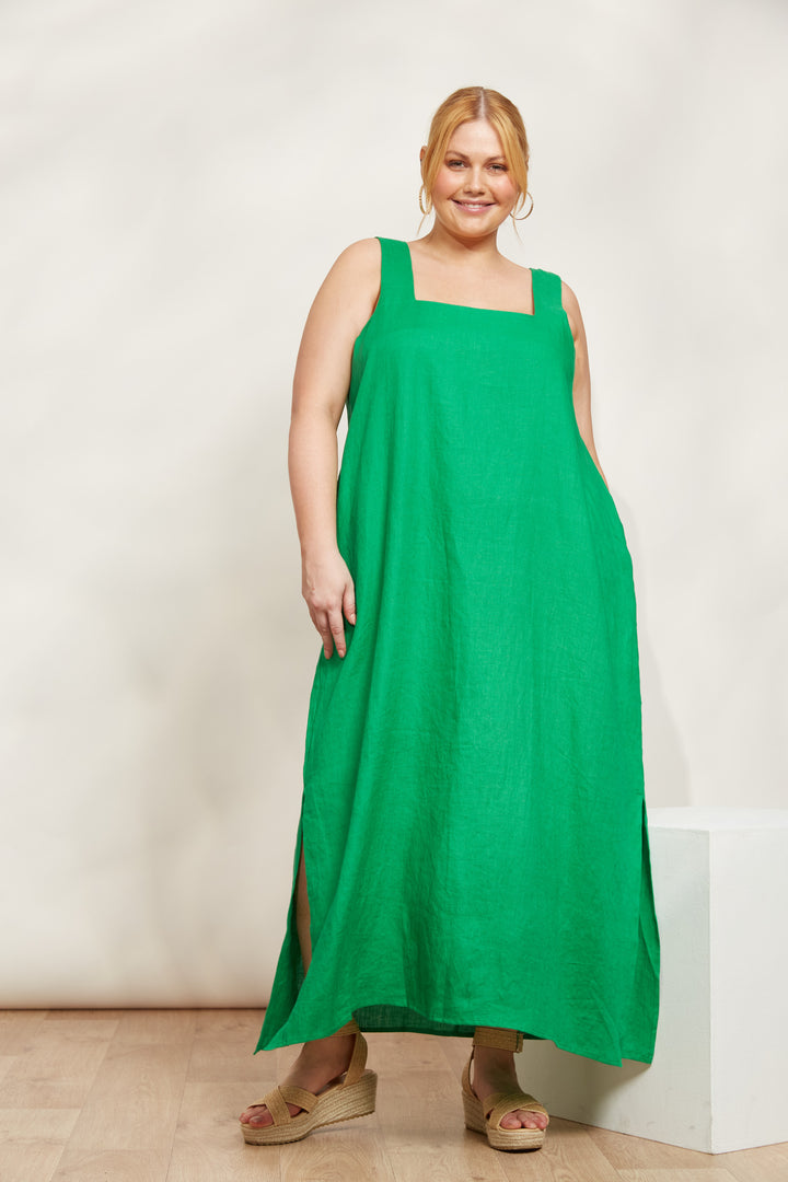 EMERALD HALCYON TANK DRESS