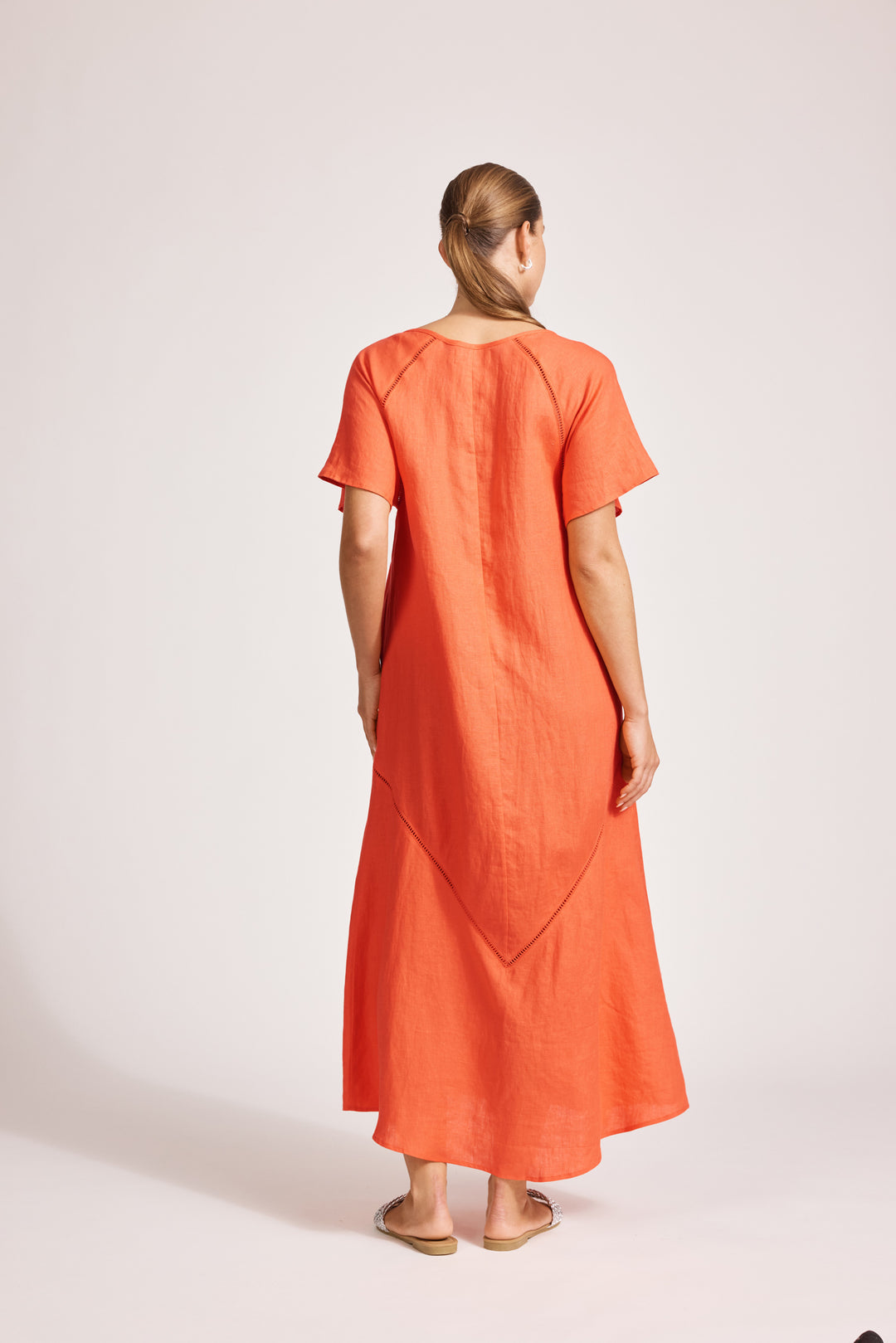 Eb & Ive Miramar Maxi Dress Coral