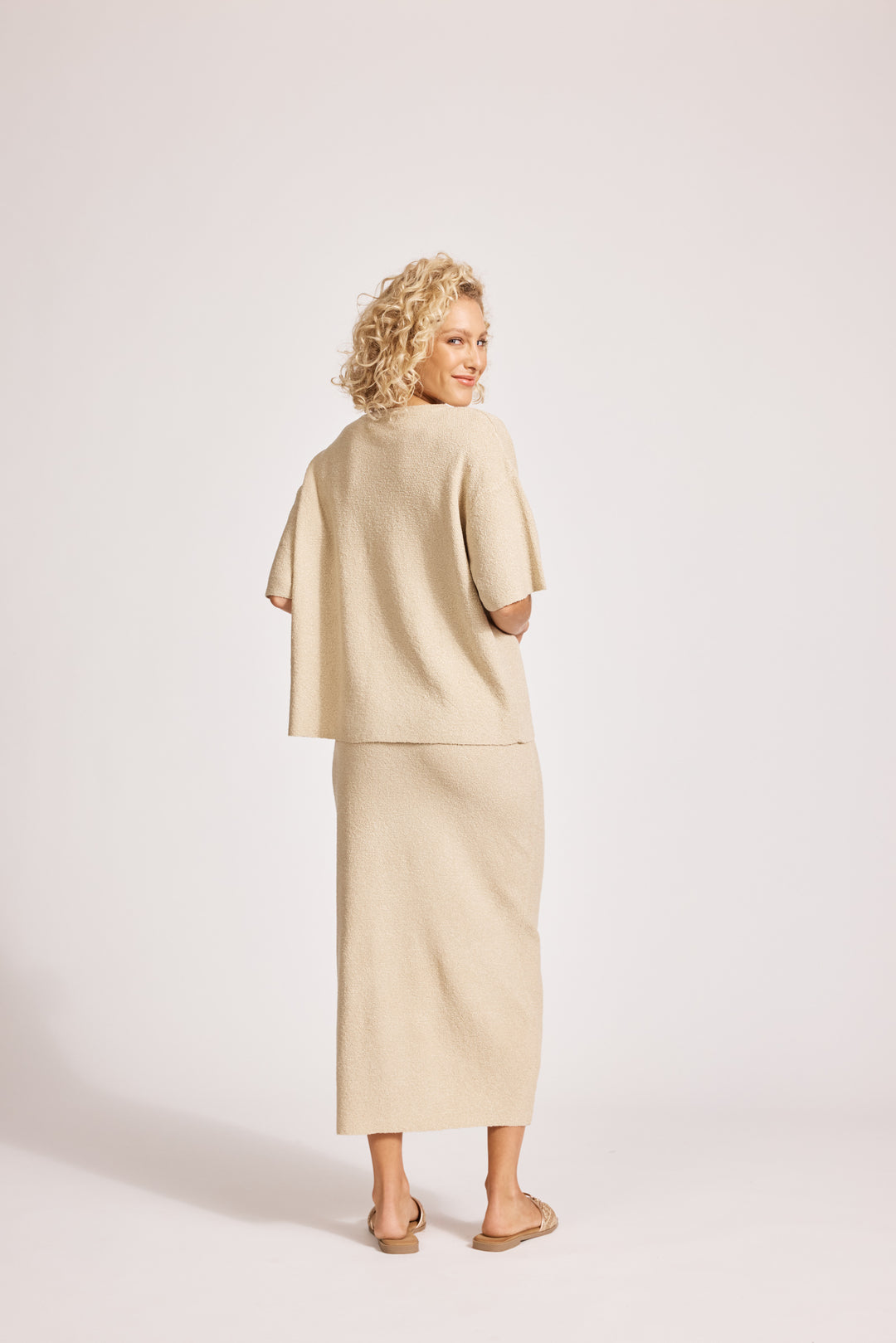 Eb & Ive Alcazar Knit Top Clay