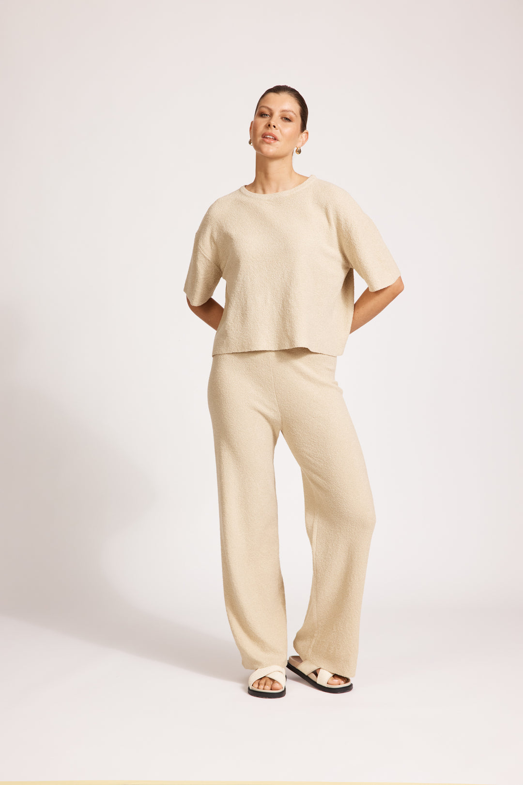 Eb & Ive Alcazar Knit Top Clay