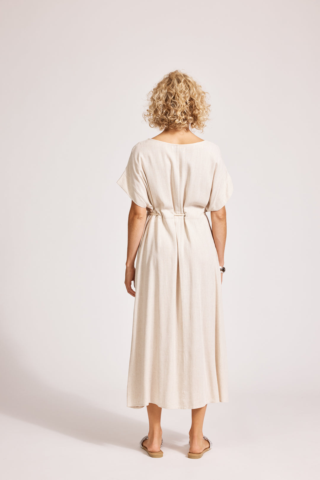 Eb & Ive Alesia Rope Tie Dress Tusk
