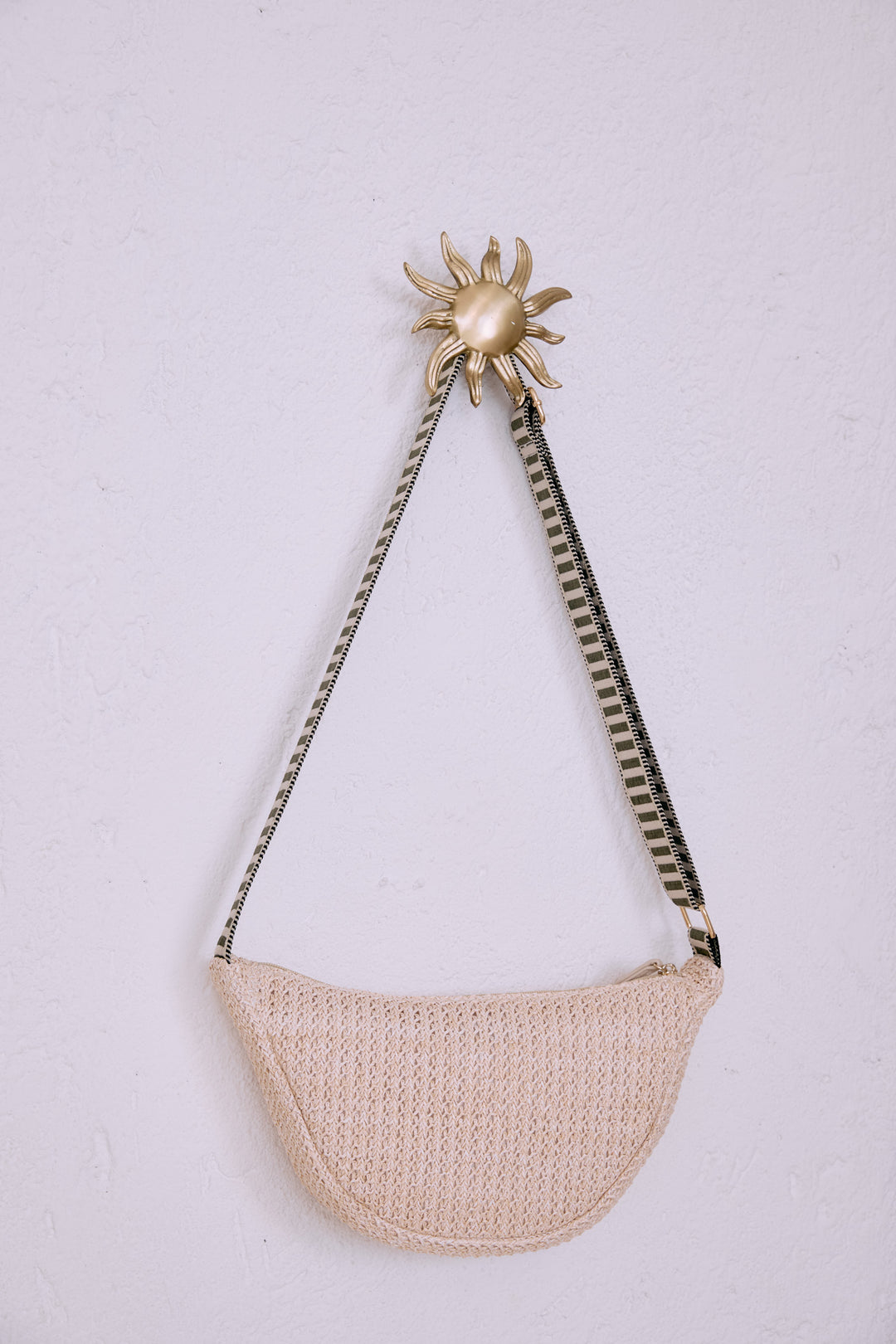 Eb & Ive Artemis Slouch Bag Natural