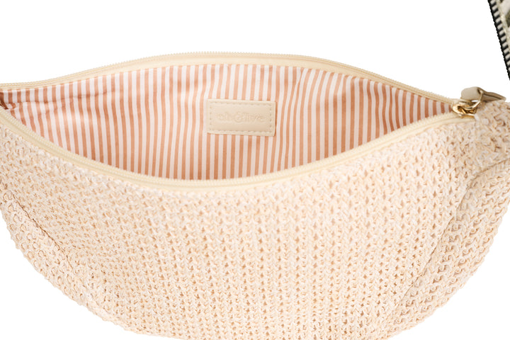 Eb & Ive Artemis Slouch Bag Natural