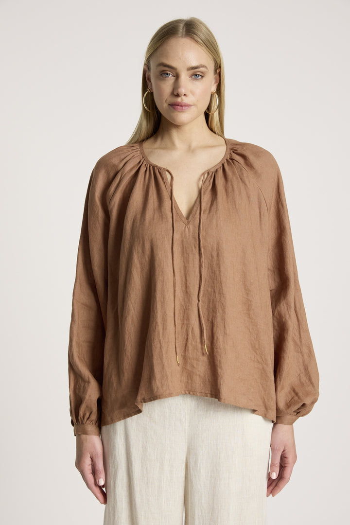 Eb & Ive Clay Bajau Blouse