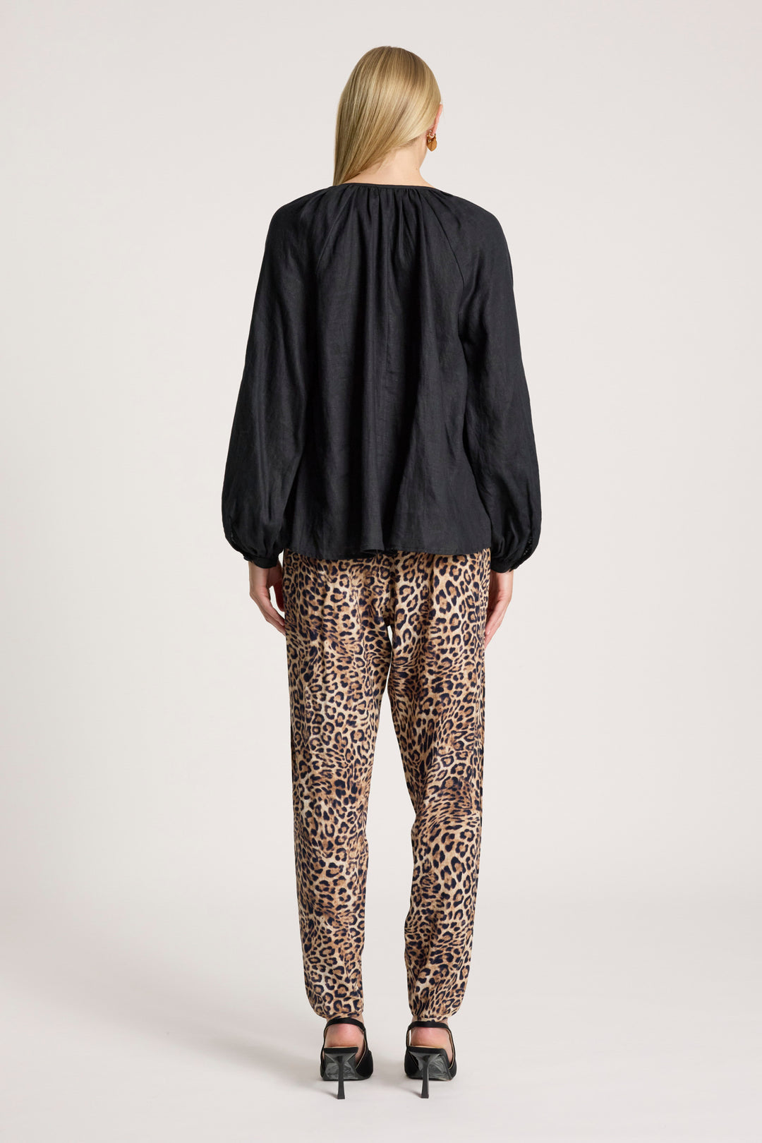Eb & Ive Black Bajau Blouse
