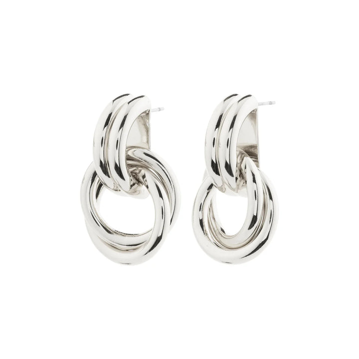 SILVER AGNI EARRINGS