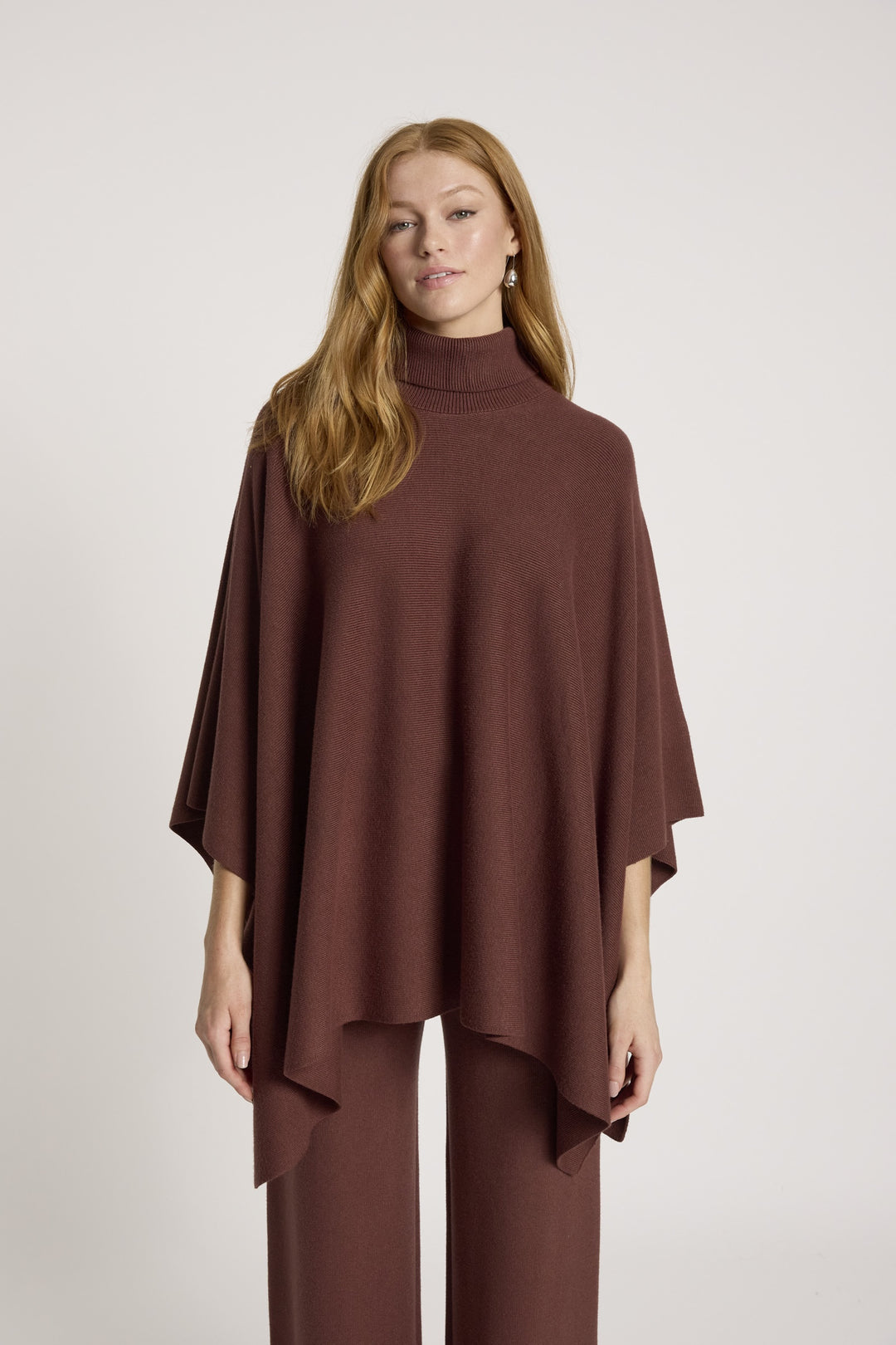 Eb & Ive Samira Mahogany Poncho