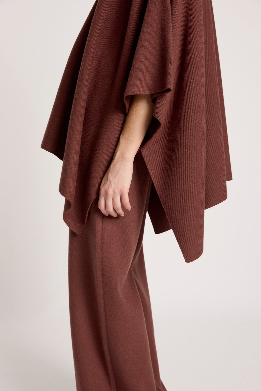 Eb & Ive Samira Mahogany Poncho