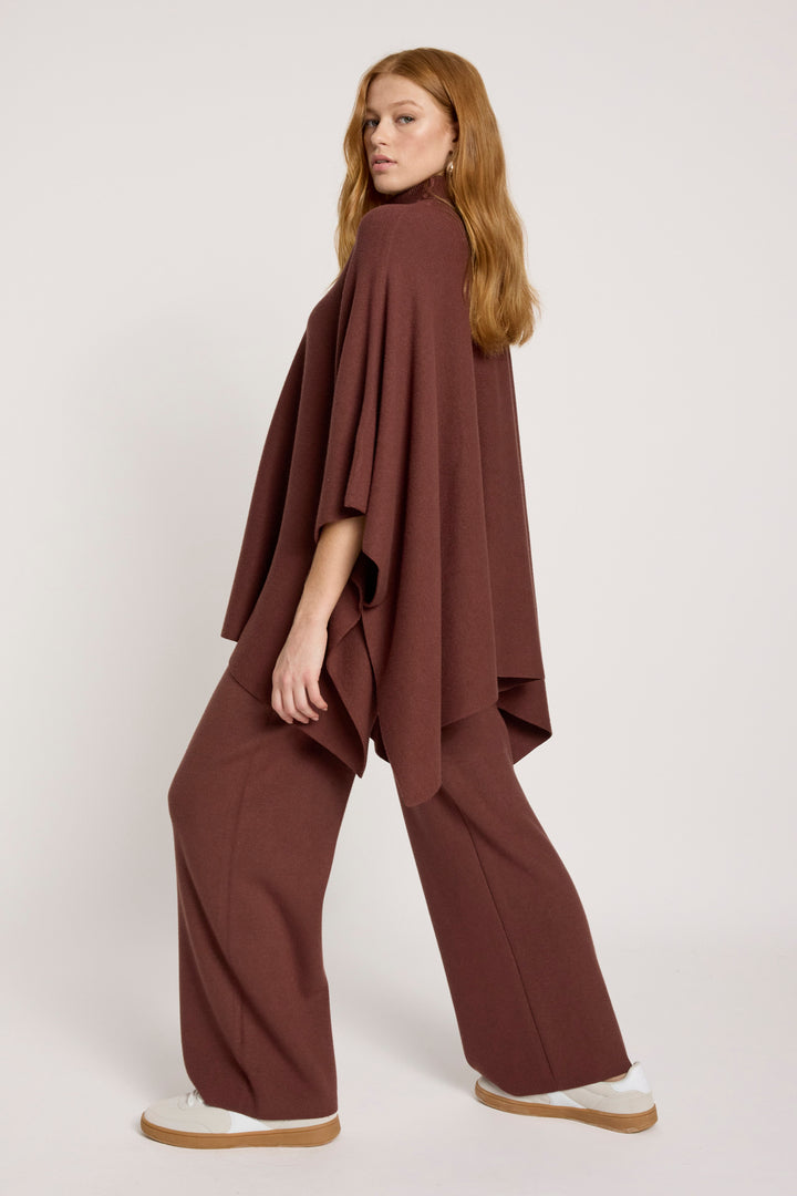Eb & Ive Samira Mahogany Poncho