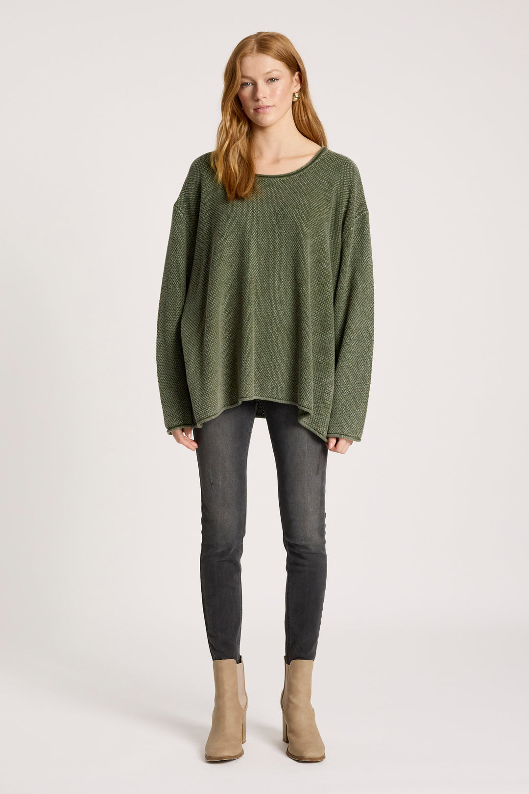 Eb & Ive Pampas Green Apache Jumper