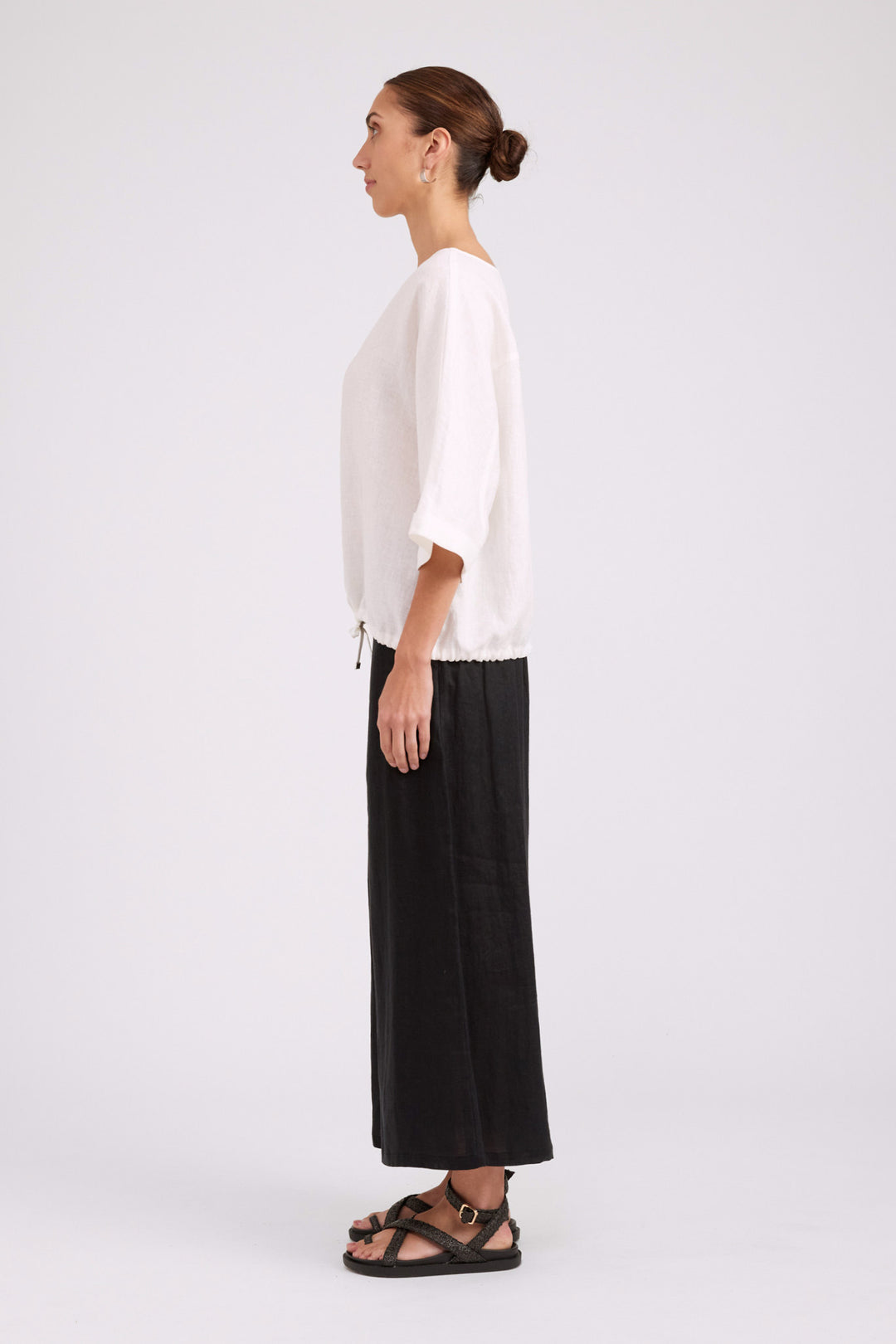 Eb & Ive White Button Top/Jacket
