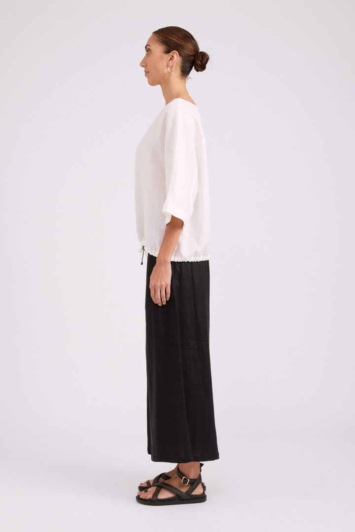 Eb & Ive White Button Top/Jacket