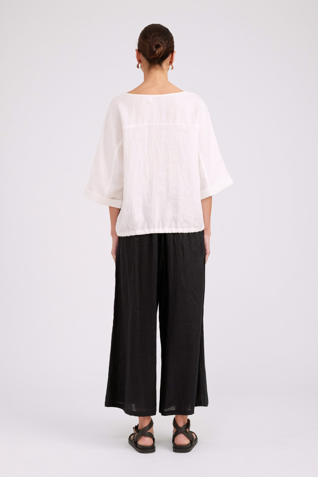 Eb & Ive White Button Top/Jacket