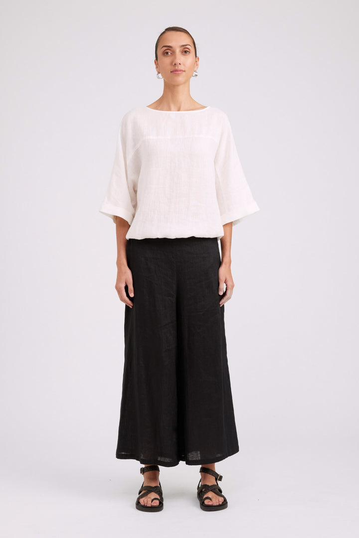 Eb & Ive White Button Top/Jacket