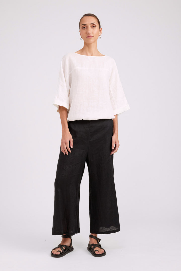 Eb & Ive White Button Top/Jacket