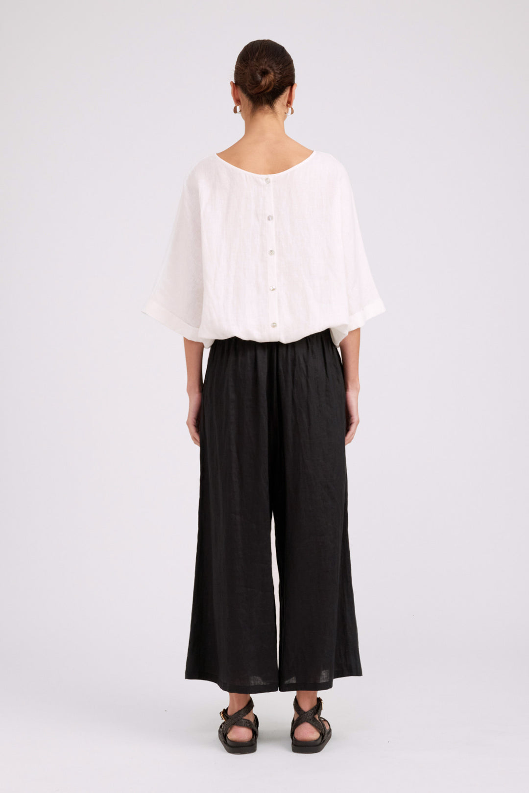 Eb & Ive White Button Top/Jacket