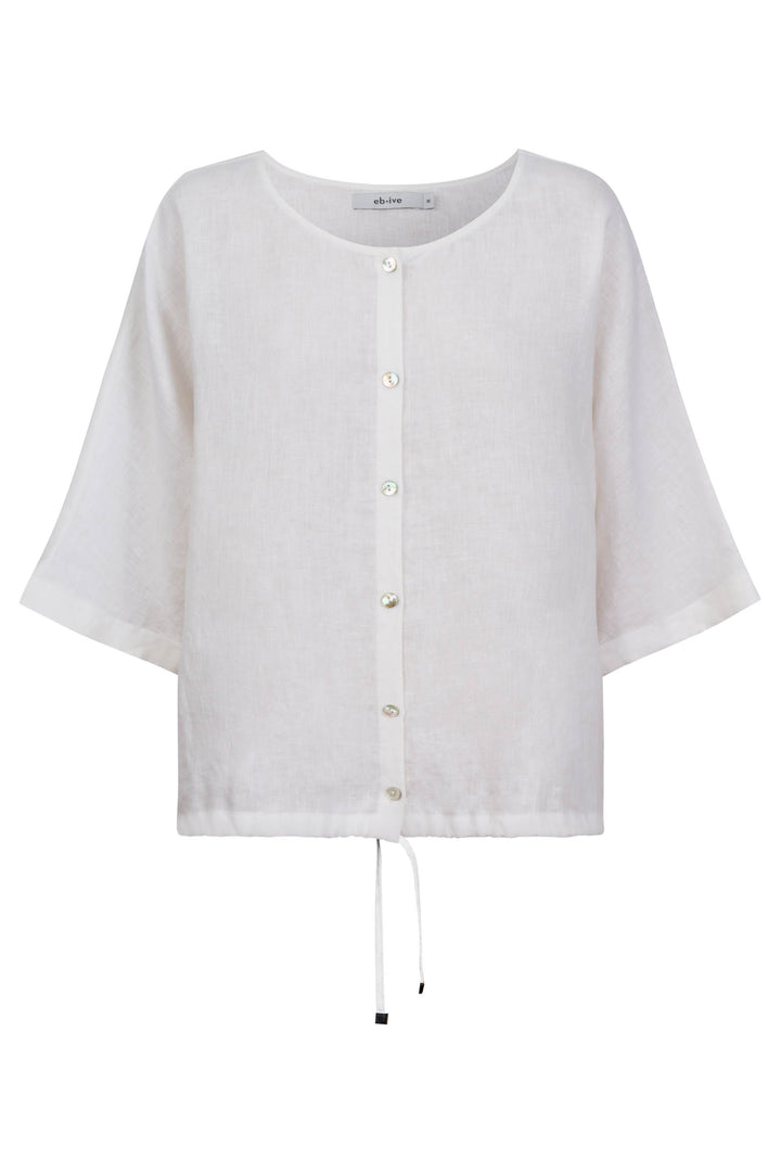 Eb & Ive White Button Top/Jacket