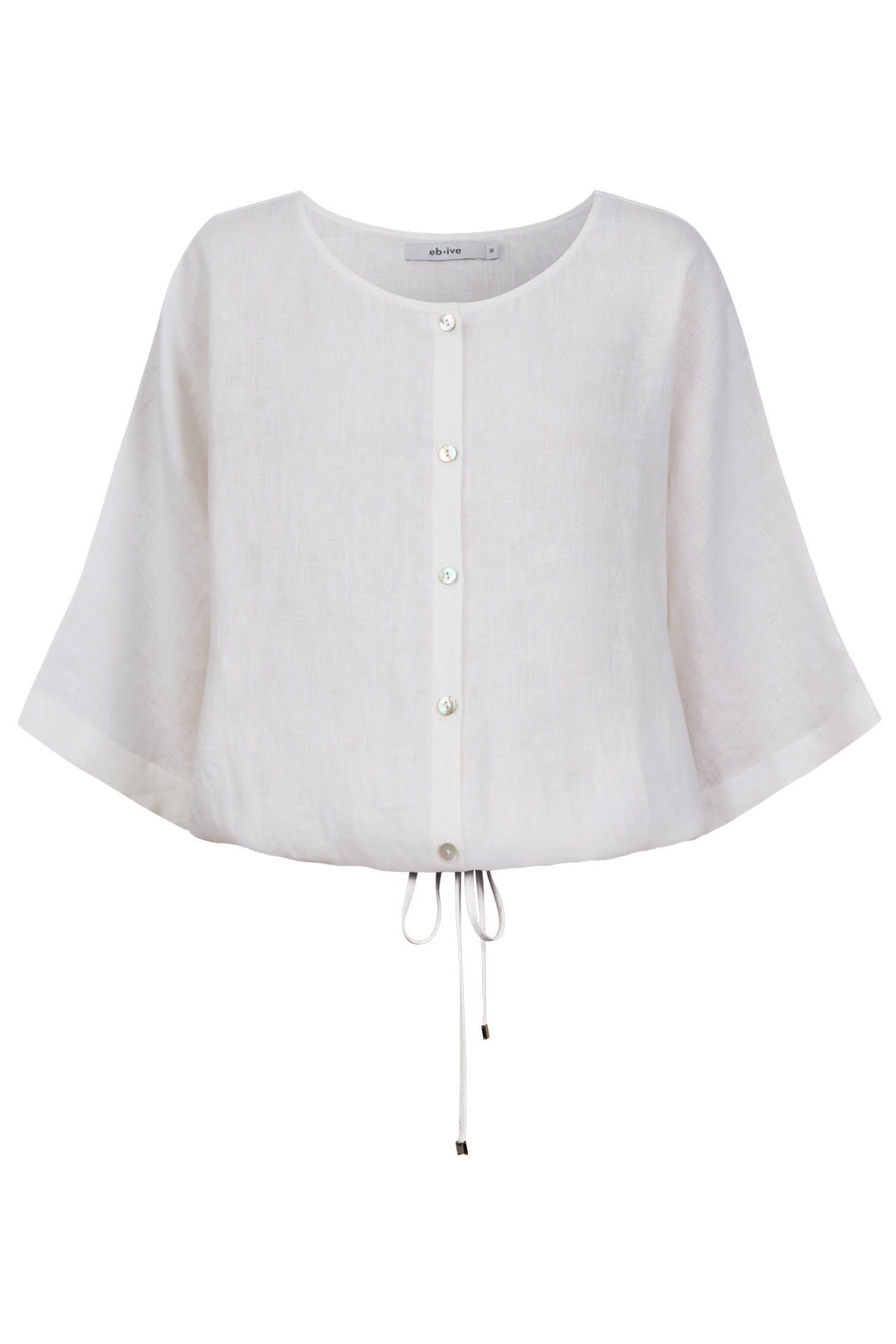 Eb & Ive White Button Top/Jacket