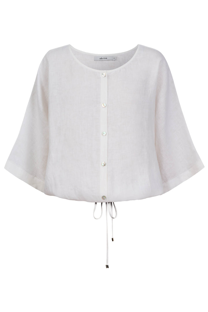 Eb & Ive White Button Top/Jacket