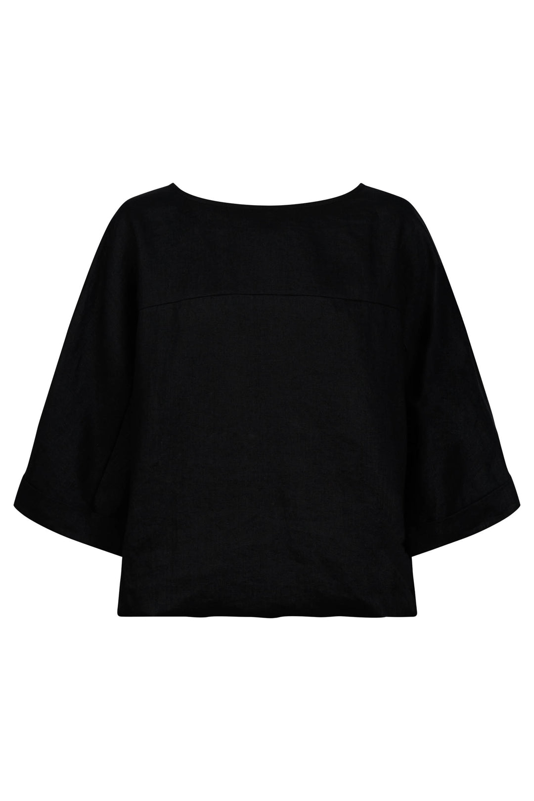Eb & Ive Black Button Top/Jacket