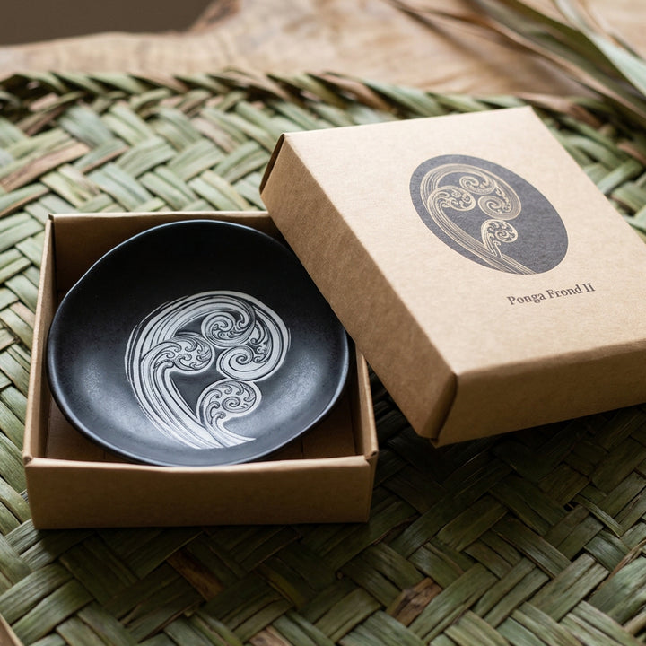 Jo Luping Ponga Black Porcelain Bowl 10cm