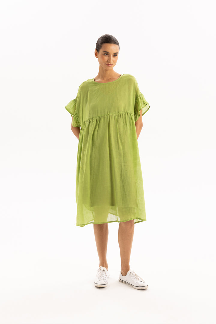 Two by Two Reversible Lime Green Reina Dress