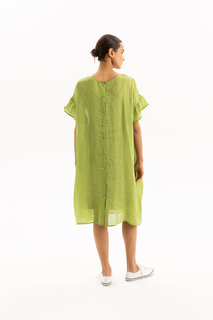 Two by Two Reversible Lime Green Reina Dress