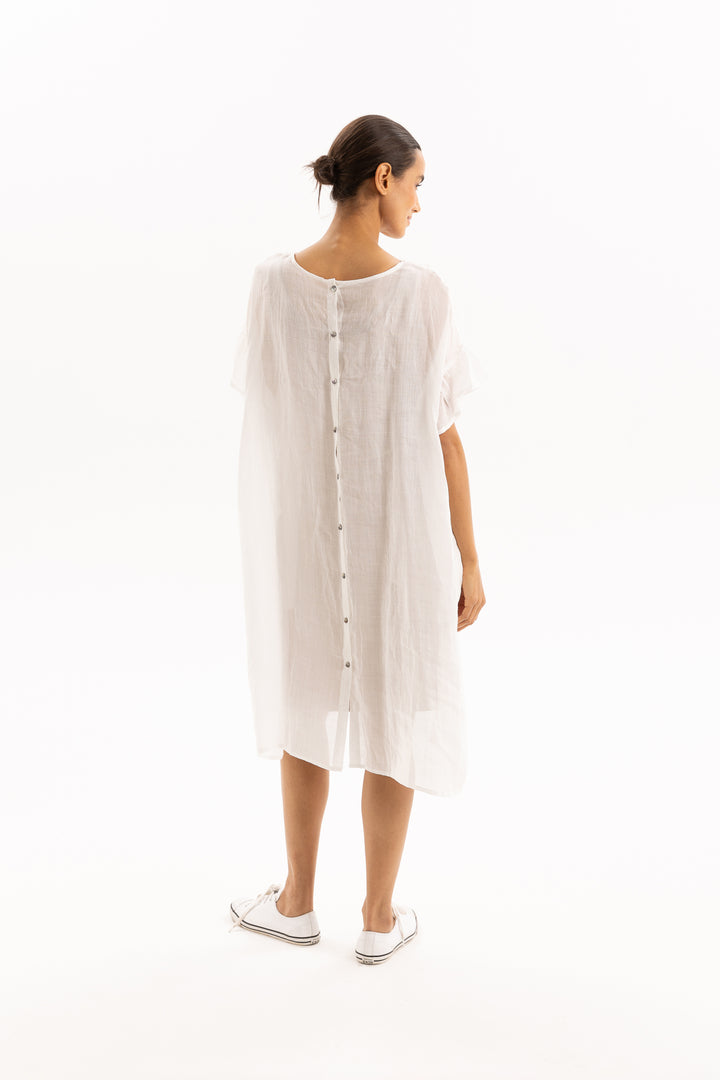 Two by Two Reversible White Reina Dress