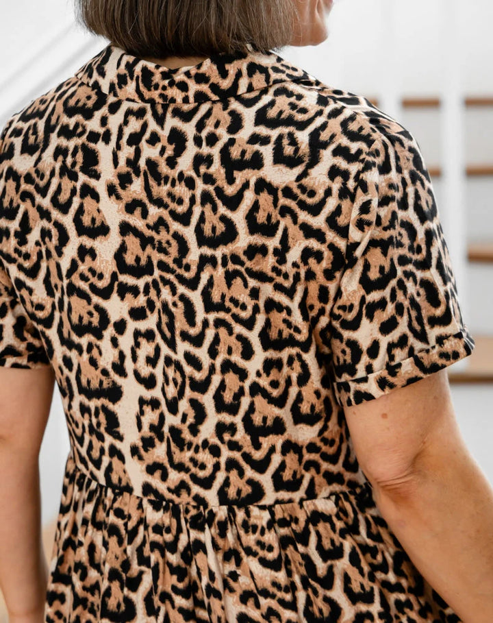 Freez Leopard Print Amelia Dress