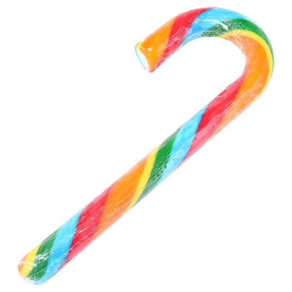 23cm Jumbo Tutti Frutti Candy Cane – Rainbow Stripe – view 2