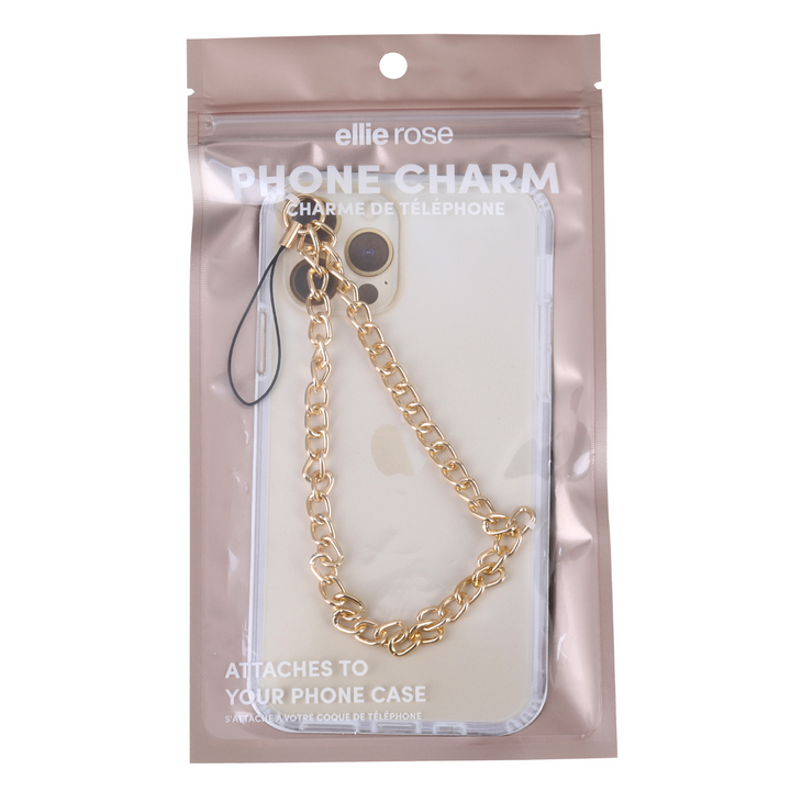 GOLD PHONE WRISTLET