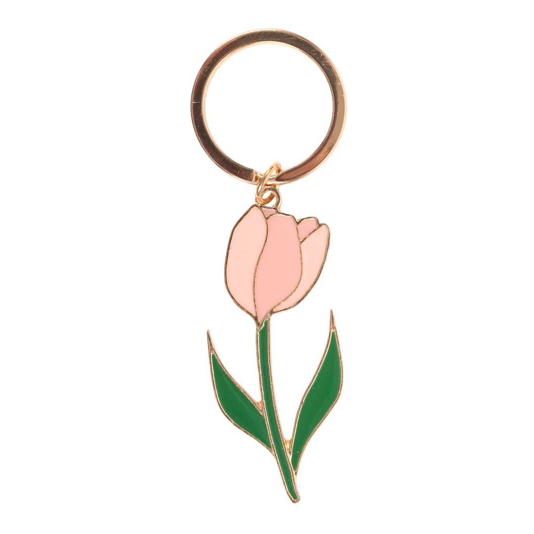Pinky Tulip Keyring