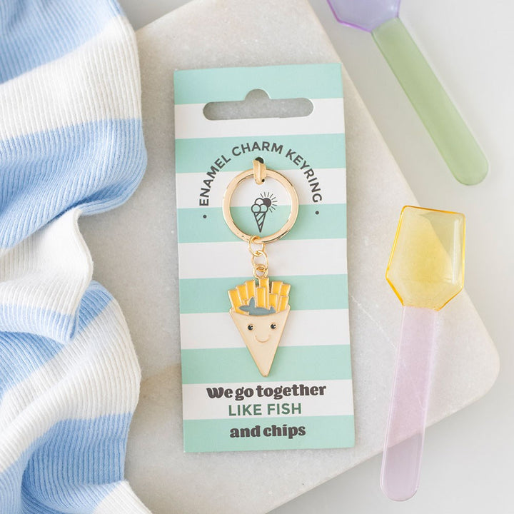 Fish & Chips Keyring