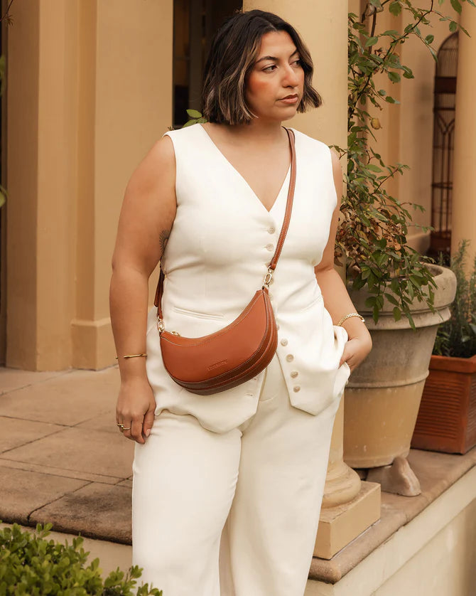 Louenhide Tan Claudia Shoulder Bag