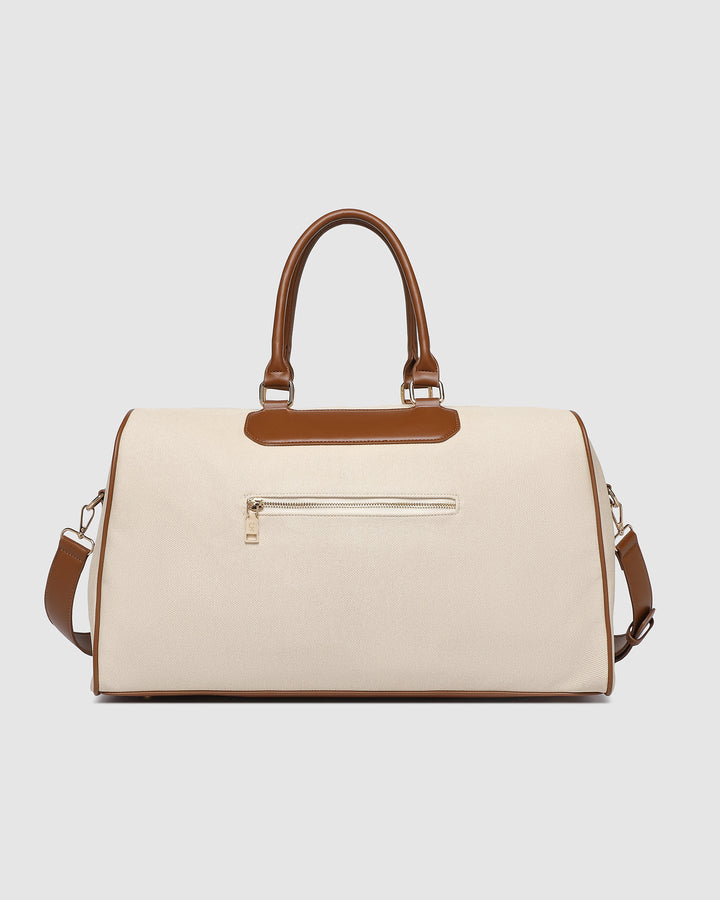 LouenhideTaylor Weekend Bag Canvas Tan