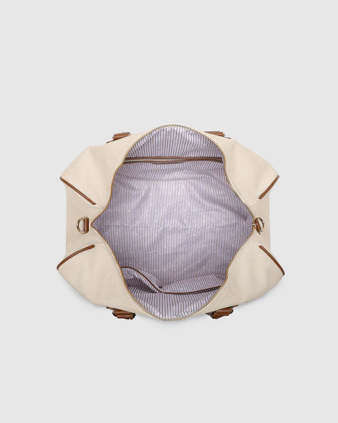 LouenhideTaylor Weekend Bag Canvas Tan